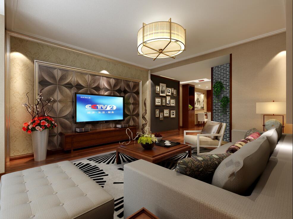 西北大學(xué)160平新中式風(fēng)格設(shè)計(jì)方案