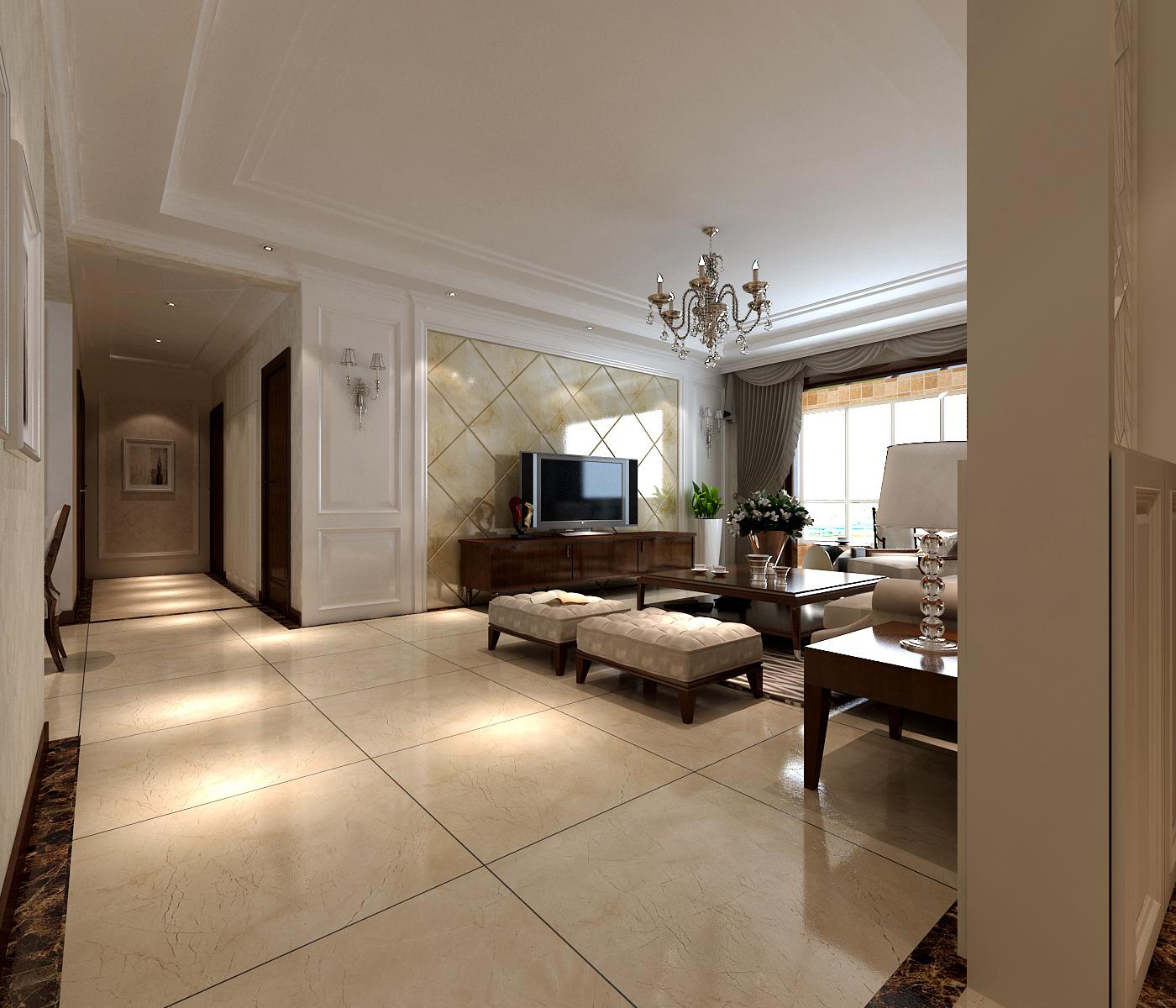 政法大學(xué)160平歐式風(fēng)格設(shè)計(jì)方案