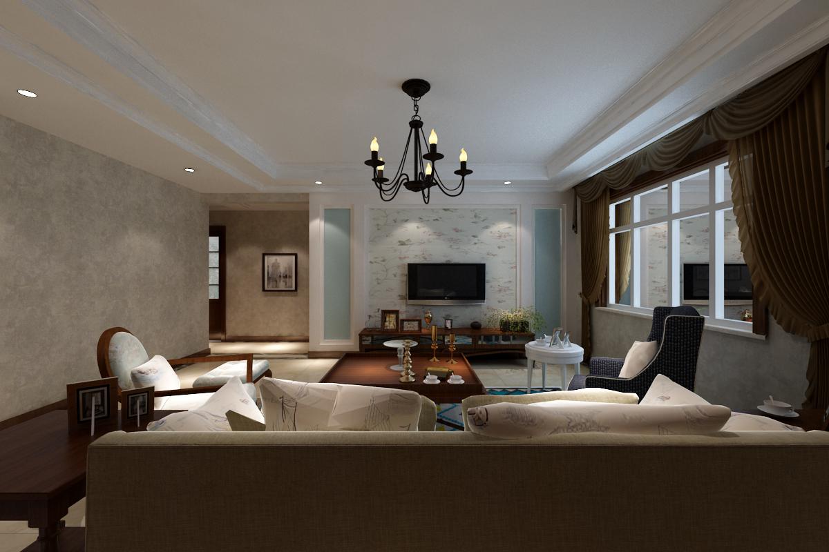 海德堡140平美式鄉(xiāng)村風格設計方案